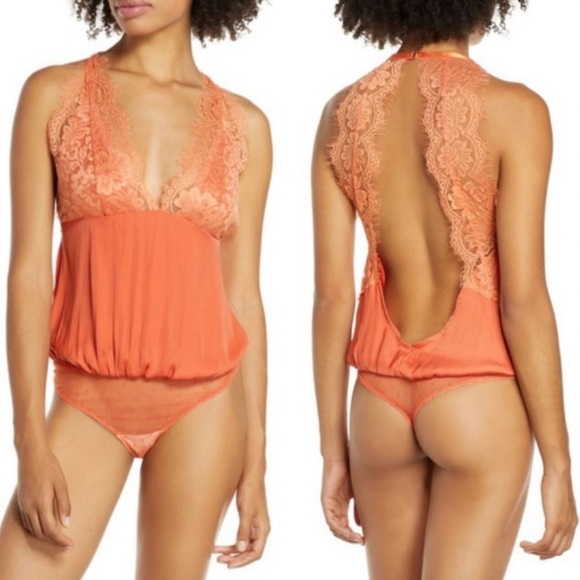 FREE PEOPLE ✨ LACE BODYSUIT NWT SIZE SMALL - Picture 9 of 12